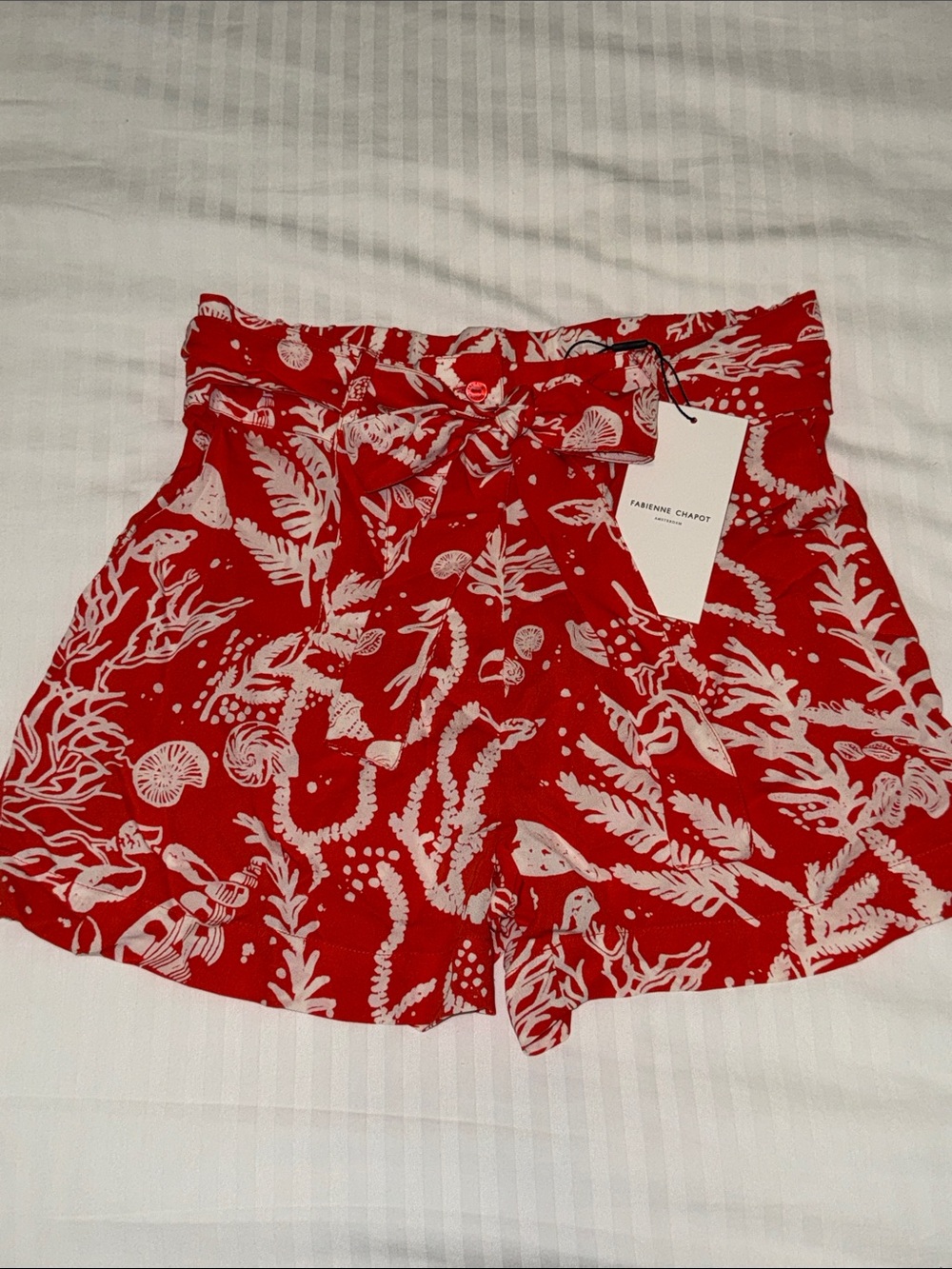NEW Beach Print High-Waist Shorts 4